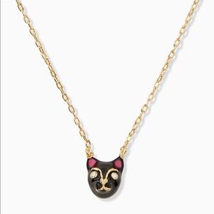 Kate Spade house cat mini pendant necklace